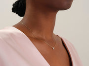 0.40 TCW Marquise Moissanite Diamond Clover Necklace - Barbara Maison 