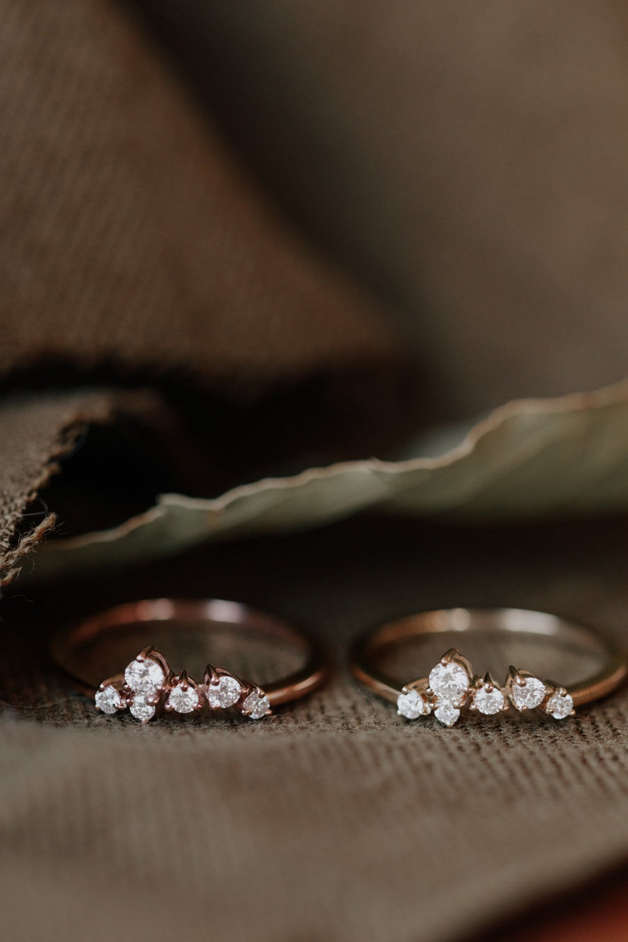 0.22 Cluster CVD EF/VVS Diamond Wedding Band