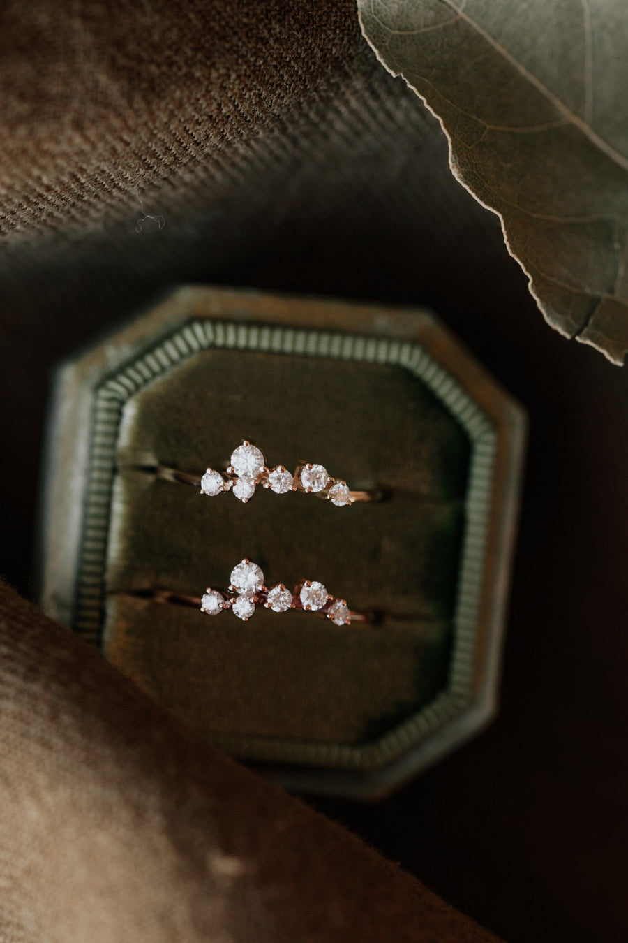 0.22 Cluster CVD EF/VVS Diamond Wedding Band