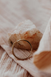 0.09 Cross Over CVD EF/VVS Diamond Wedding Band