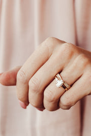 0.22 Criss Cross CVD EF/VVS Diamond Wedding Band