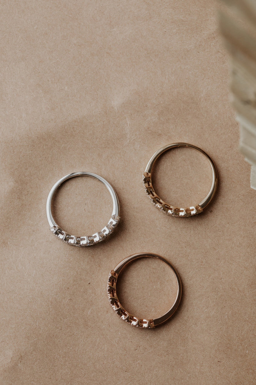 0.52 CT Round 7 Stones Halo Wedding Band