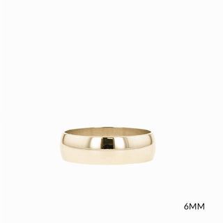 Polished Finish Classic Men's Wedding Band - Barbara Maison 