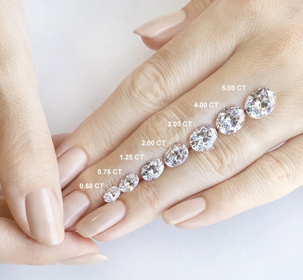 2.10 CT Oval Solitaire Cross Over Pave Set Moissanite Engagement Ring - Barbara Maison 