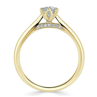 1.0 CT Marquise Cut Solitaire Moissanite Engagement Ring - Barbara Maison 